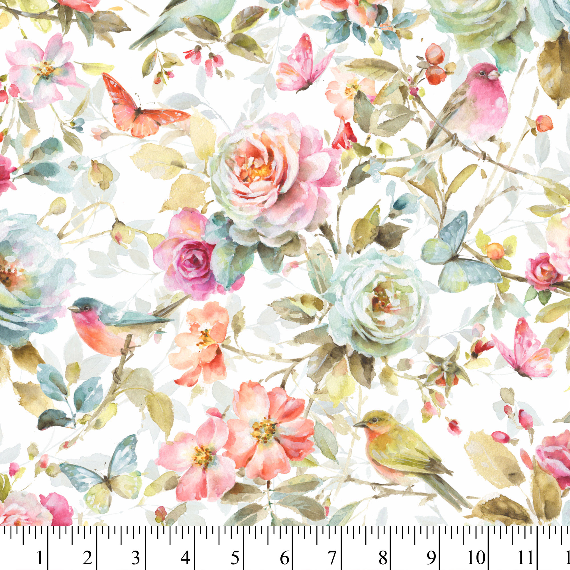 Cotton 36" x 44" Beautiful Romance Precut Fabric, 1 Each - Image 2