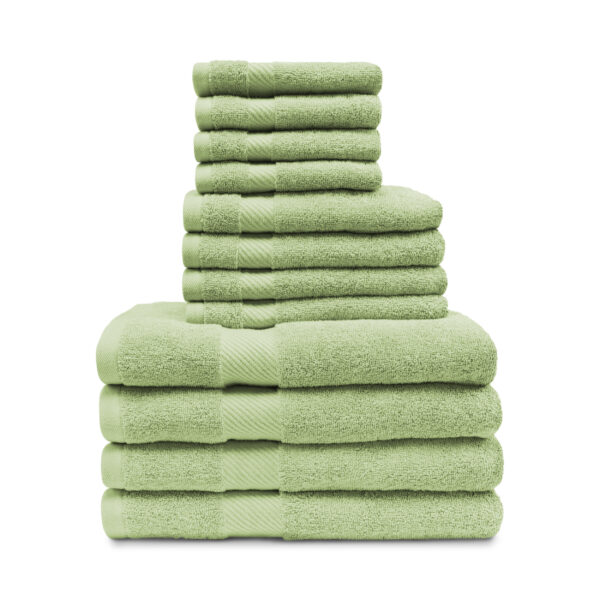 12-Piece 100-Percent Egyptian Cotton Towel Set