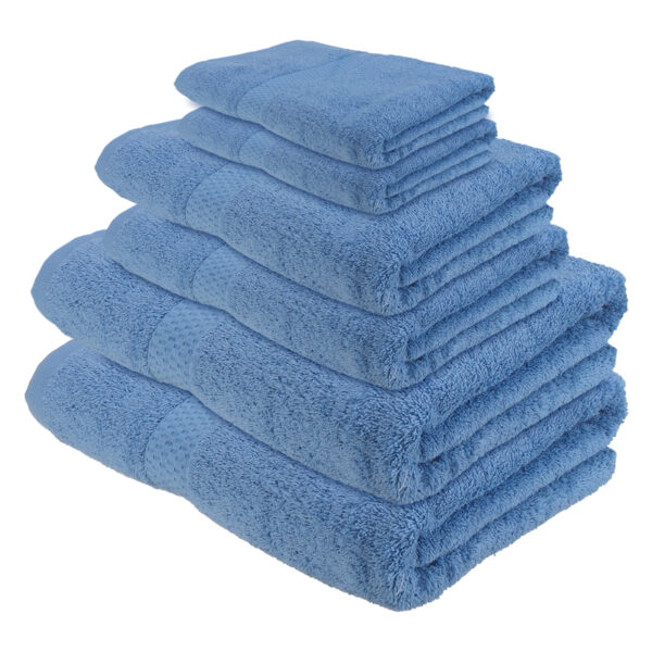 6 Piece Ultra Soft Highly Absorbent Towel Set (2 Bath, 2 Hand, 2 Wash), 100% Turkish Genuine Cotton Bath Towel Machine Washable